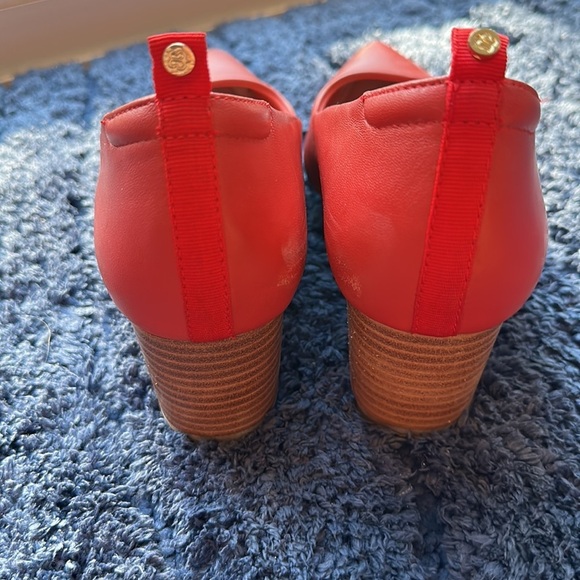 Betabrand Red Block Heel Pumps – Size 7.5 | Classic Work-to-Weekend Comfort Heel - Picture 3 of 7